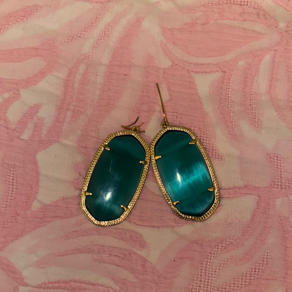 Kendra Scott Earrings - Green